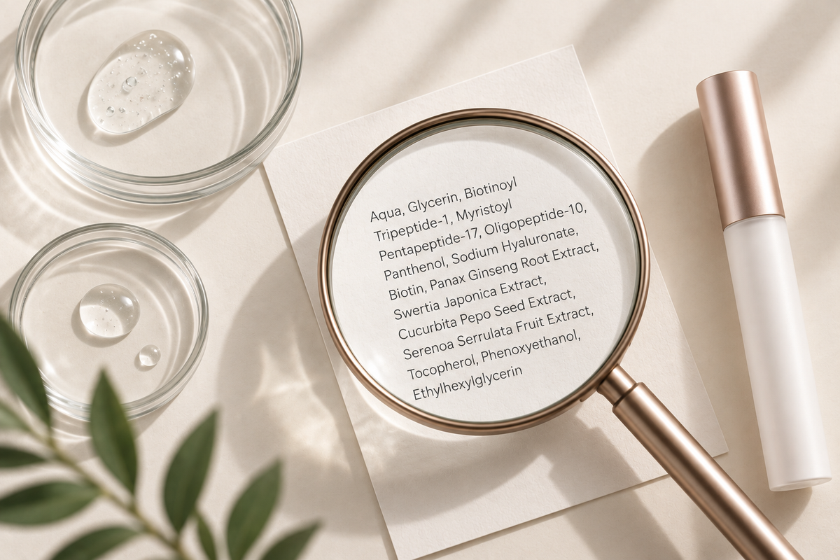 How to Read a Lash Serum Ingredient List: A Pharmacist’s Guide