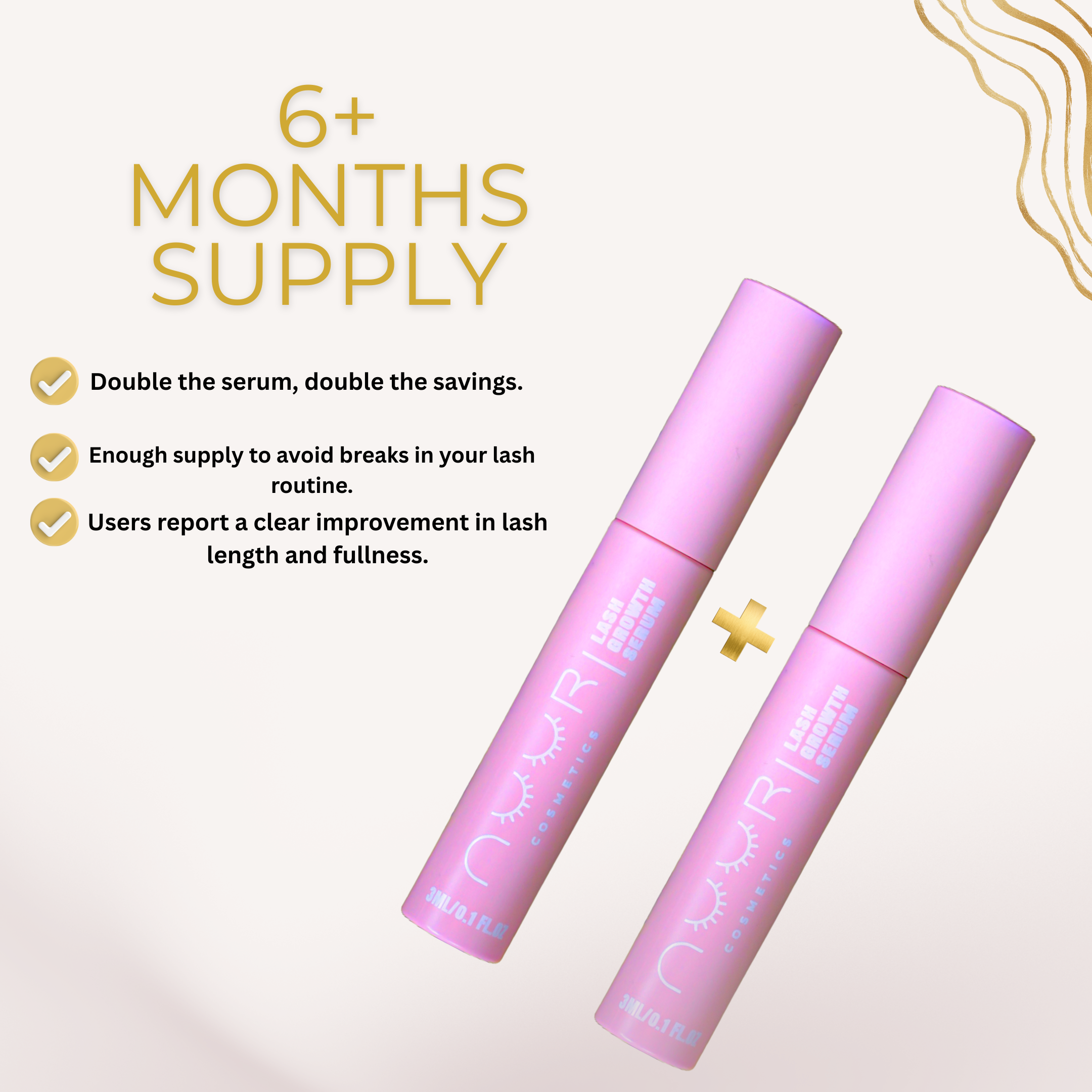 Nuur Lash 2-Bottle Bundle (6-Month Supply)