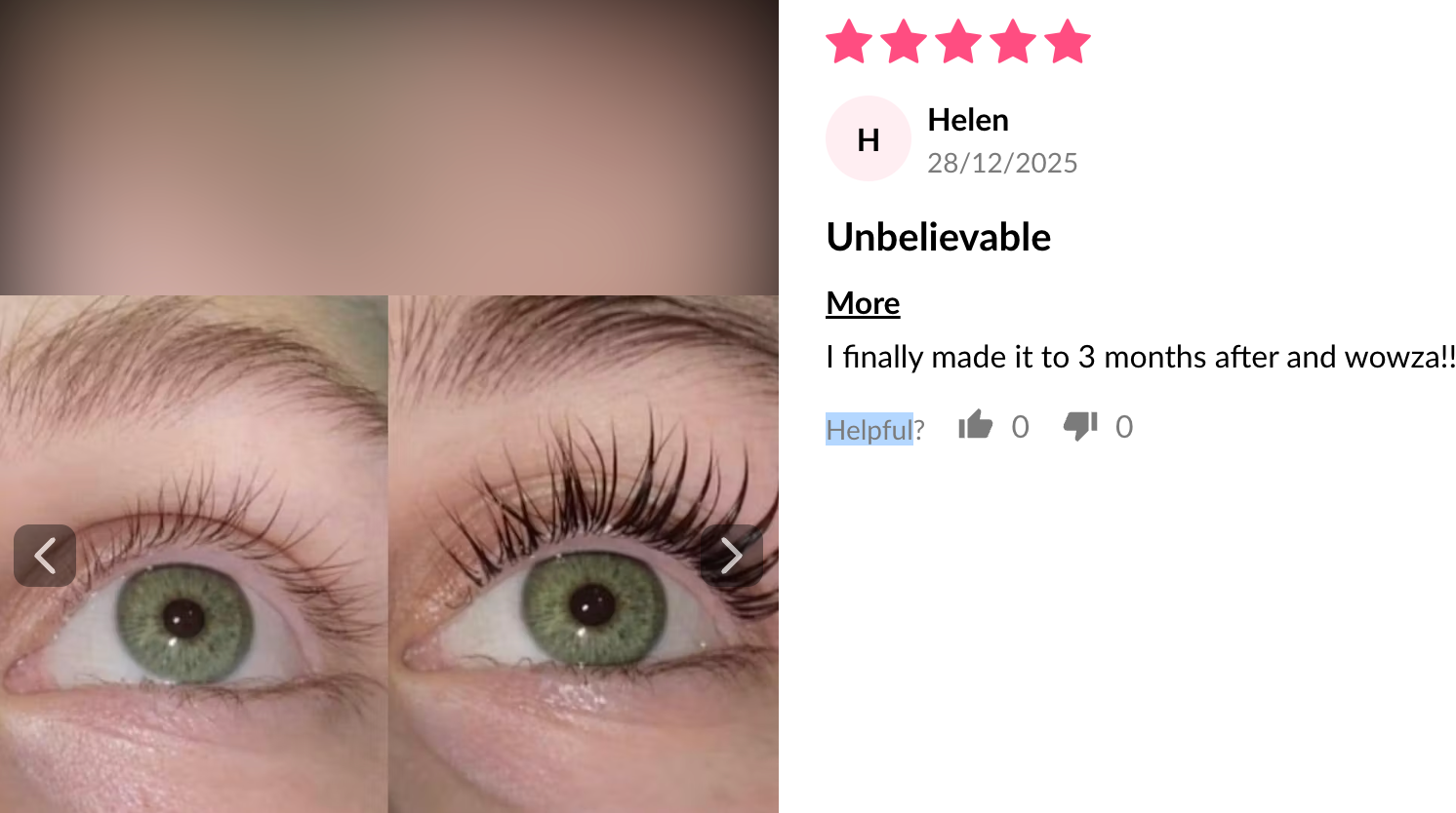 Nuur Lash Serum 1 year supply